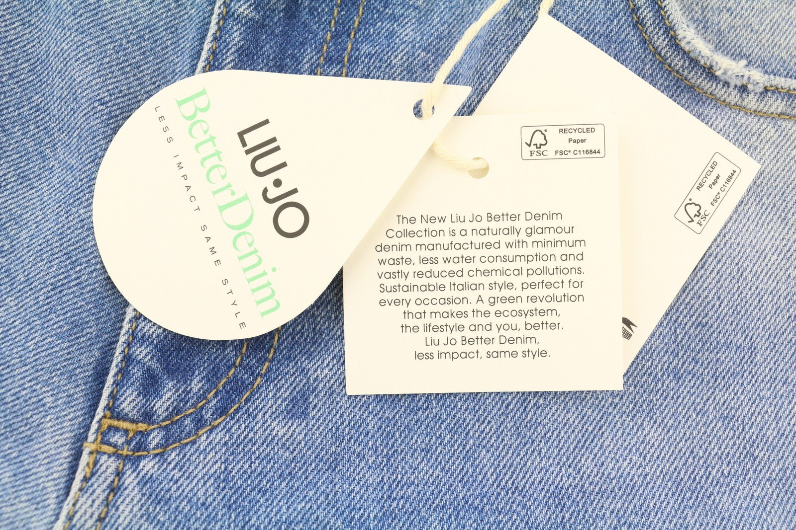 LIU JO Pilar Women Jeans W28 Wide Leg Ripped Washed Blue Denim High