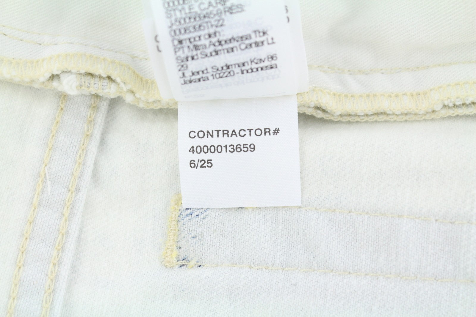 CALVIN KLEIN COLLECTION Women Jeans W28/L32 White Faded Relaxed Straight Denim