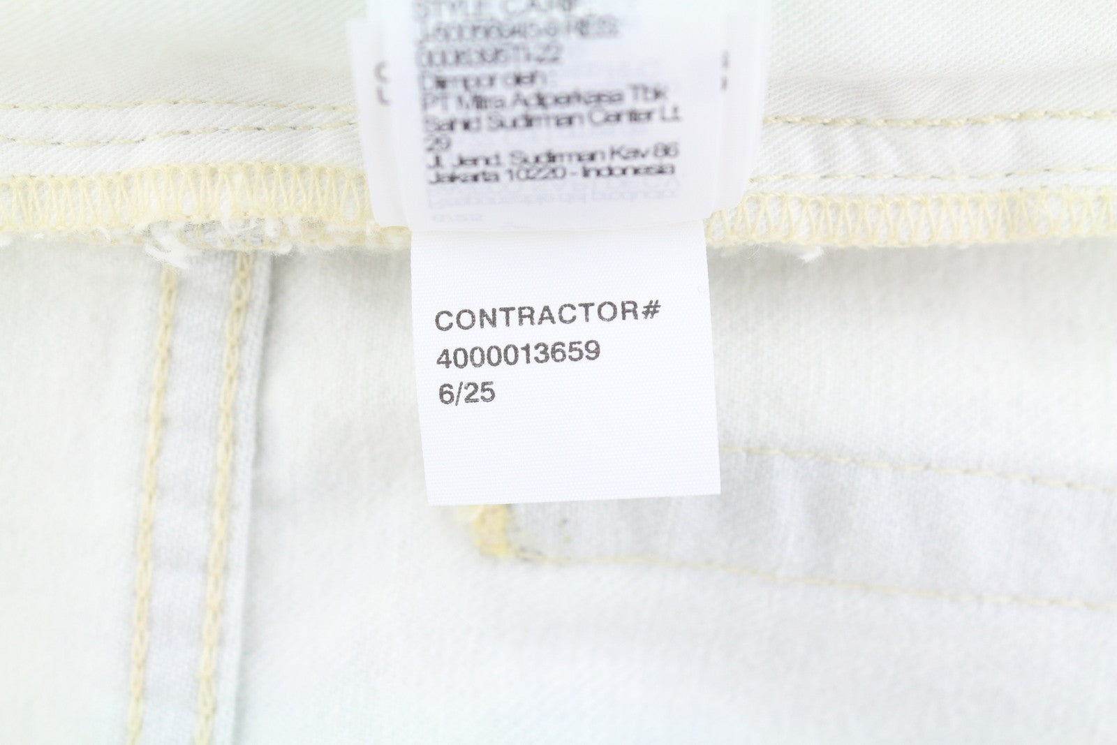 CALVIN KLEIN COLLECTION Women Jeans W29/L32 White Faded Relaxed Straight Denim