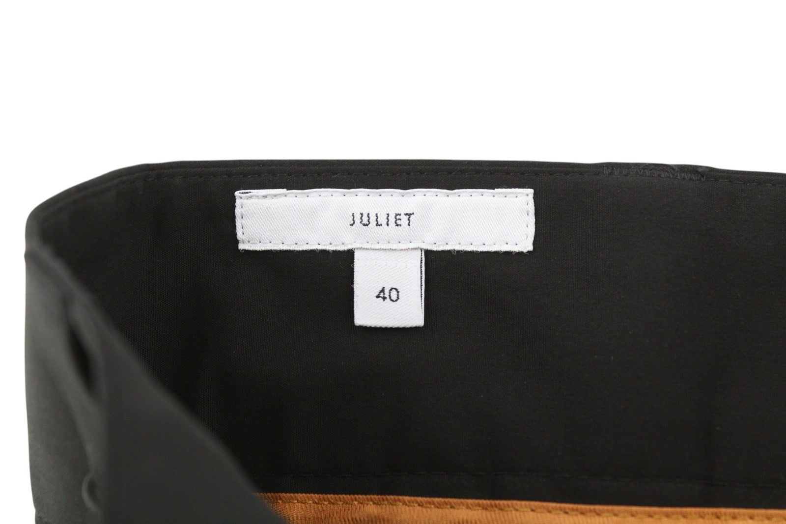 PT TORINO Juliet Women Trousers 40 W26 Flare High Waist Black Zip Turn-Up