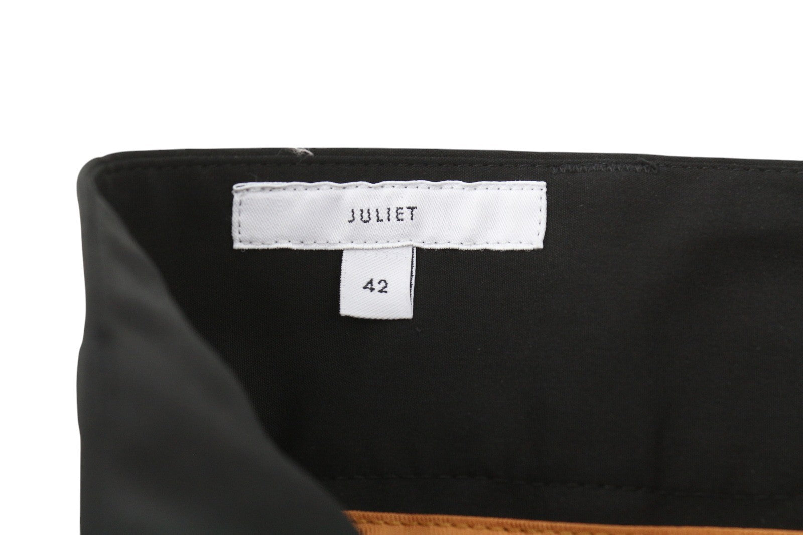 PT TORINO Juliet Women Trousers 42 W26 High Waist Black Flare Zip Turn-Up