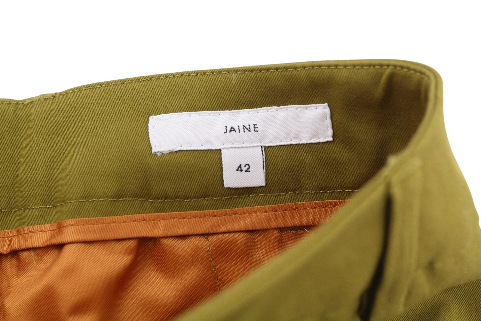 PT TORINO Jaine Women Trousers 42 W30 Green Bootcut Zip Fly Ankle RRP249