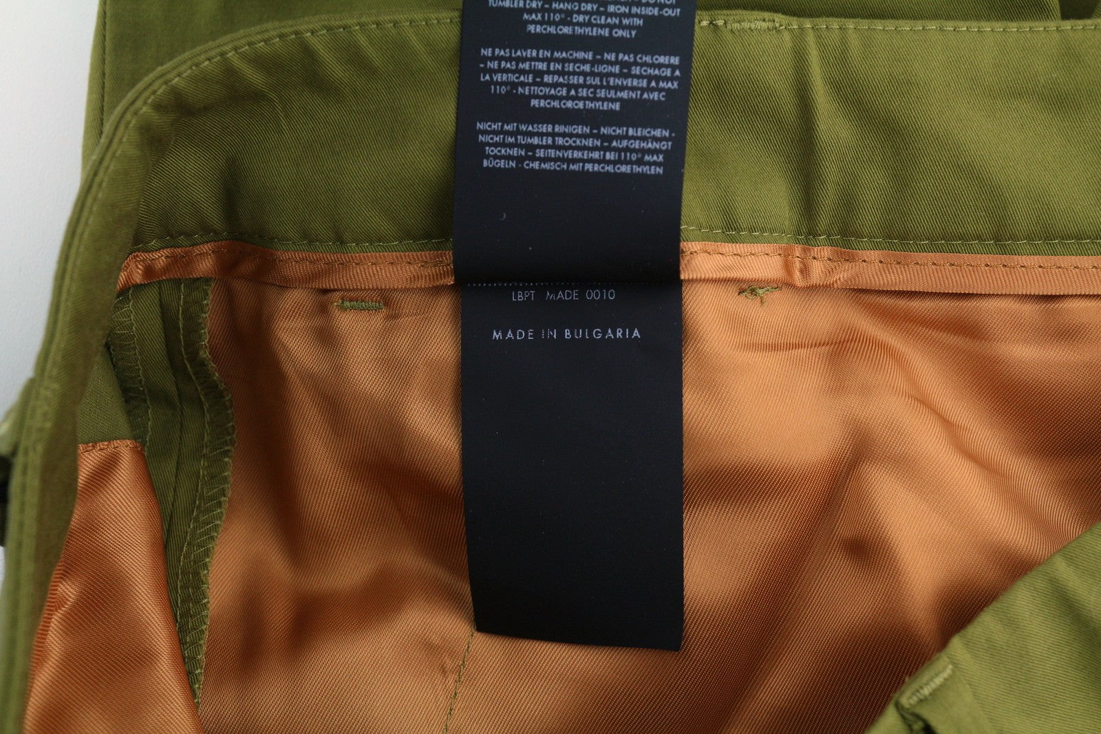 PT TORINO Jaine Women Trousers 42 W30 Green Bootcut Zip Fly Ankle RRP249