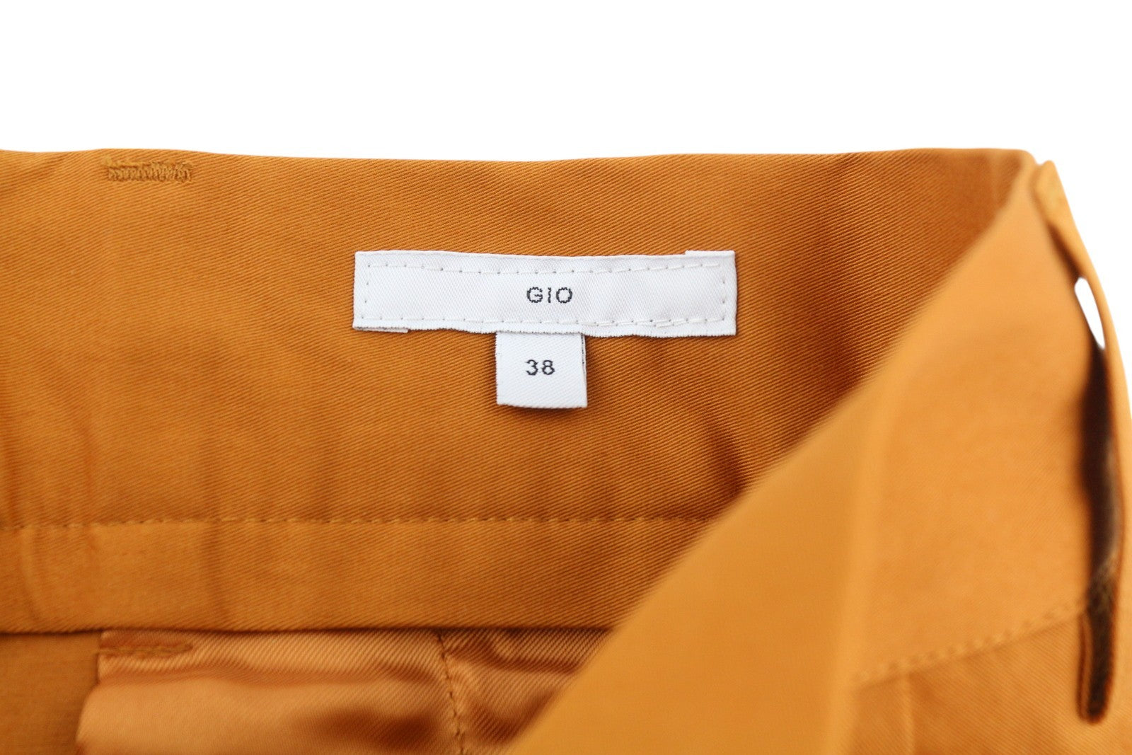 PT TORINO Gio Women Trousers 38 W28 Brown Slim Chino Turn-Up RRP240