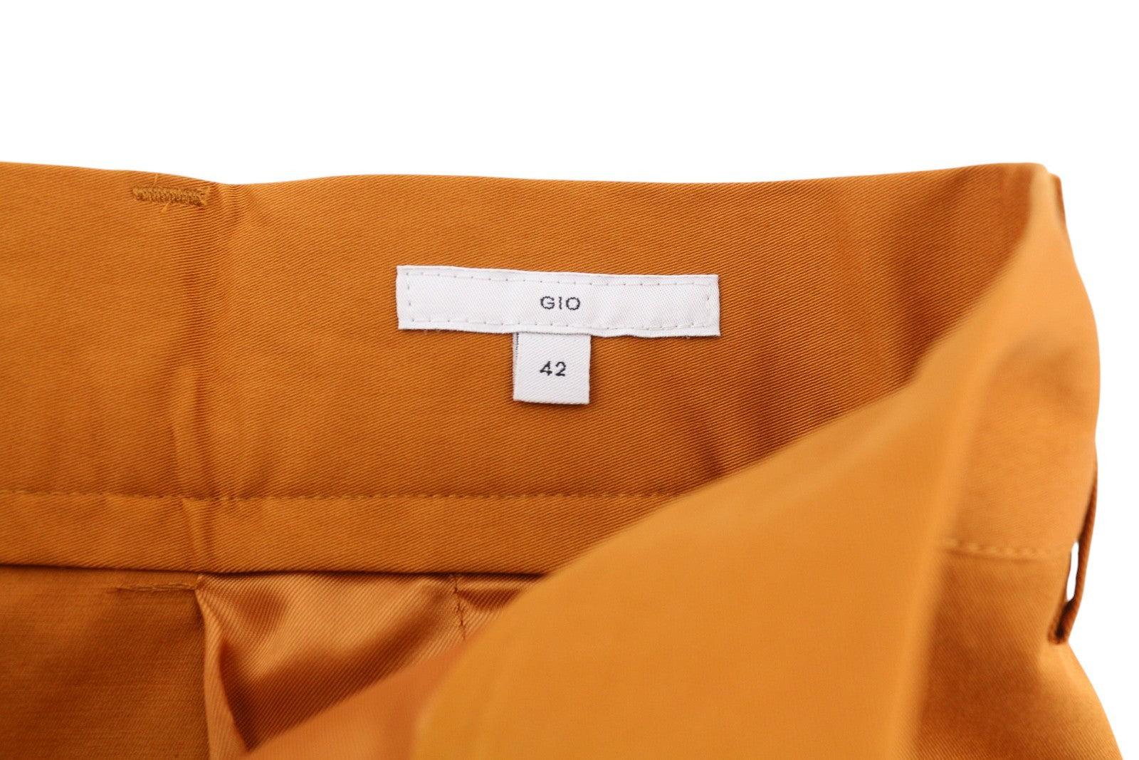 PT TORINO Gio Women's Trousers 42  W31 Brown Slim Chino Turn-Up Ankle RRP240