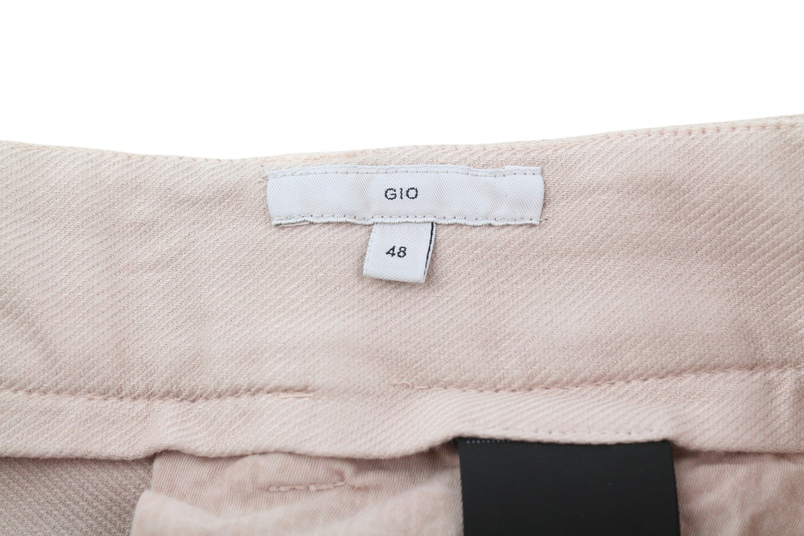 PT TORINO Gio Women's Trousers 48 W34 Pink Chino Slim Linen Turn-Up RRP240