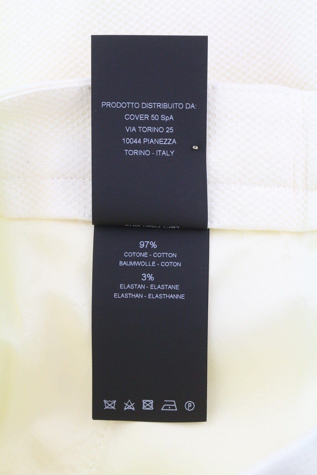 PT TORINO Jaine Women's Trousers 40 W28 Off White Bootcut Cropped Zip RRP249