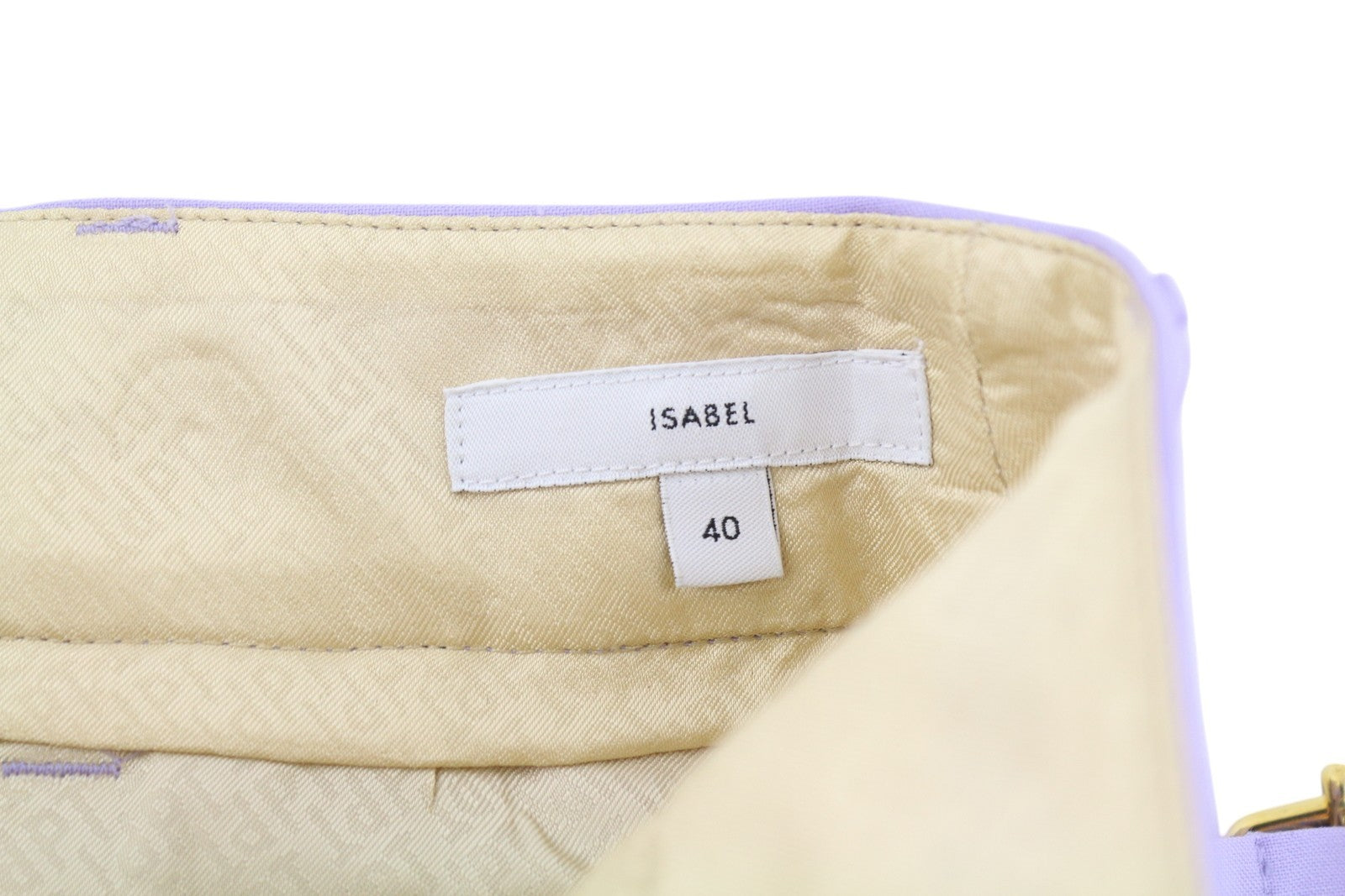 PT TORINO Isabel Women's Trousers 40 W26 Violet Wool Blend Fleece Flare RRP350