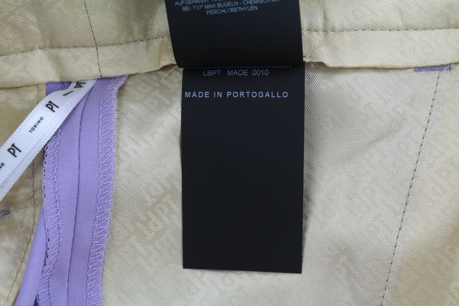 PT TORINO Isabel Women's Trousers 42 W27 Purple Wool Blend Fleece Flare RRP350