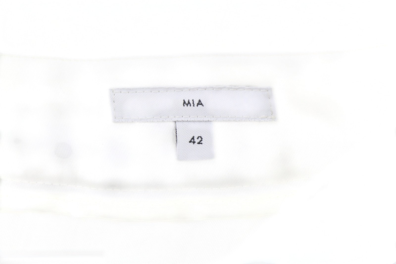 PT TORINO Mia Women's Trousers 42 W26 White Patterned Flared Zip Ankle