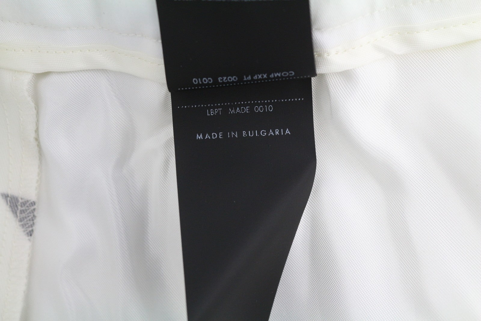 PT TORINO Mia Women's Trousers 42 W26 White Patterned Flared Zip Ankle