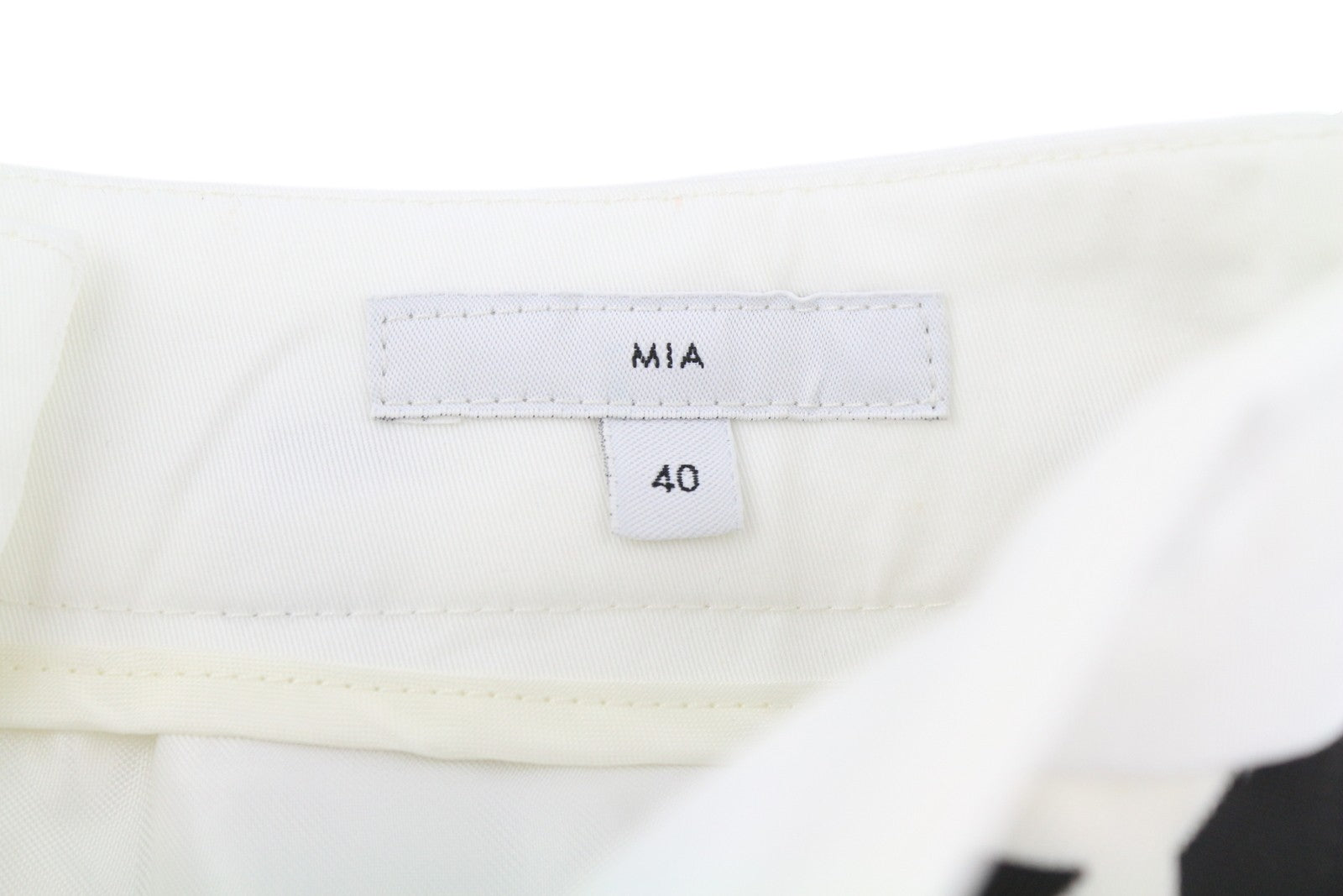 PT TORINO Mia Women's Trousers 40 W25 White Flared Pattern Ankle Zip