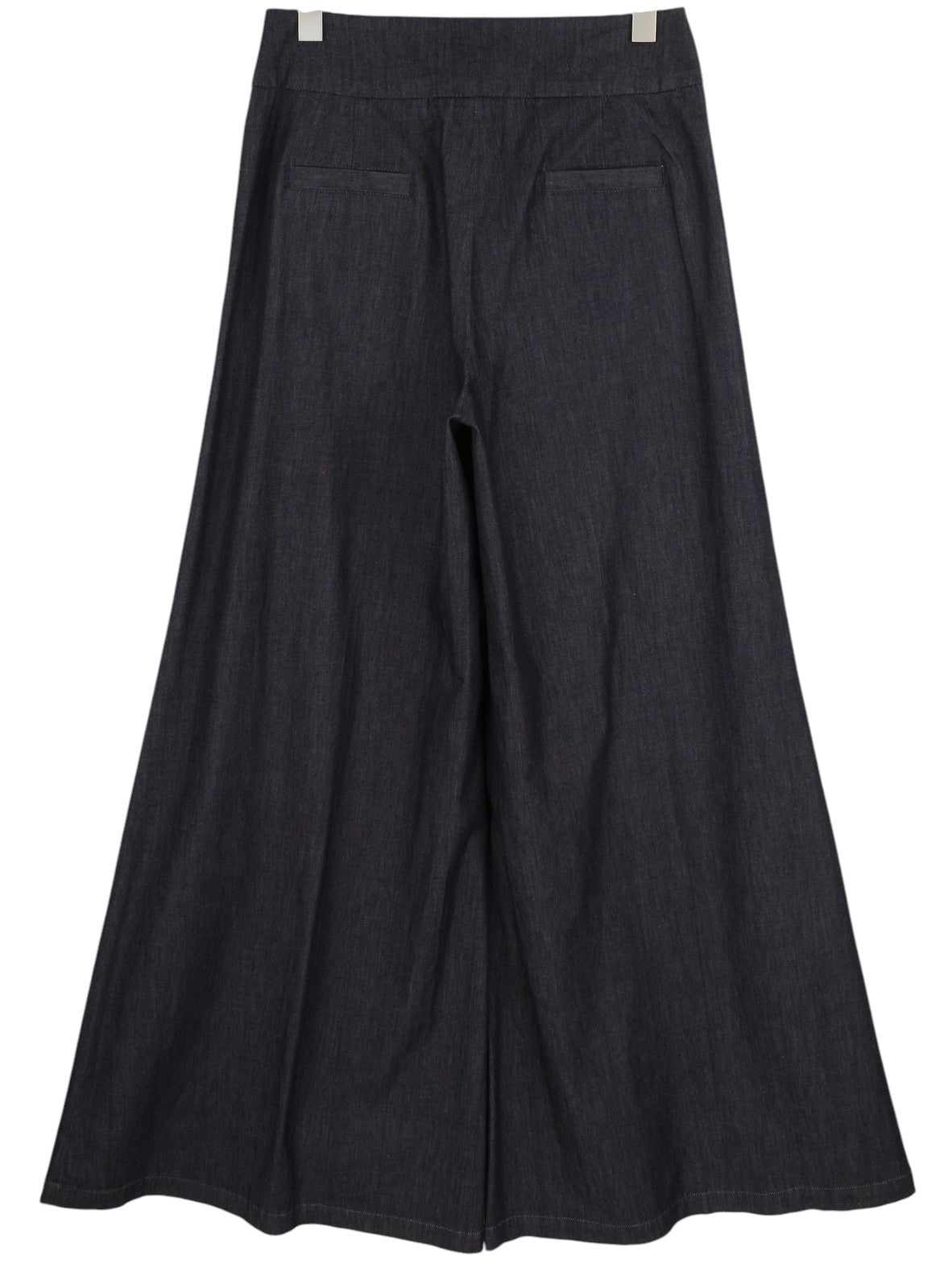 PT TORINO Matilde Women's Trousers 44 W30 Blue Denim Look High Waist Flare