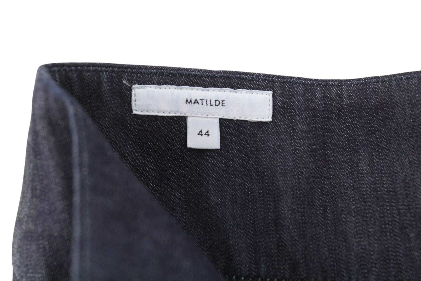 PT TORINO Matilde Women's Trousers 44 W30 Blue Denim Look High Waist Flare
