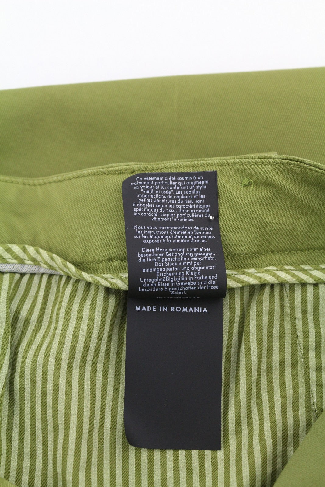 PT TORINO Michelle Women's Trousers 46 W33 Green Chino Zip Fly Regular