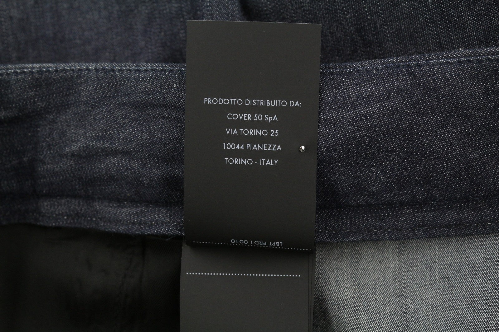 PT TORINO Katharine Women's Trousers 42 W30 Blue Denim Look High Waist Flare