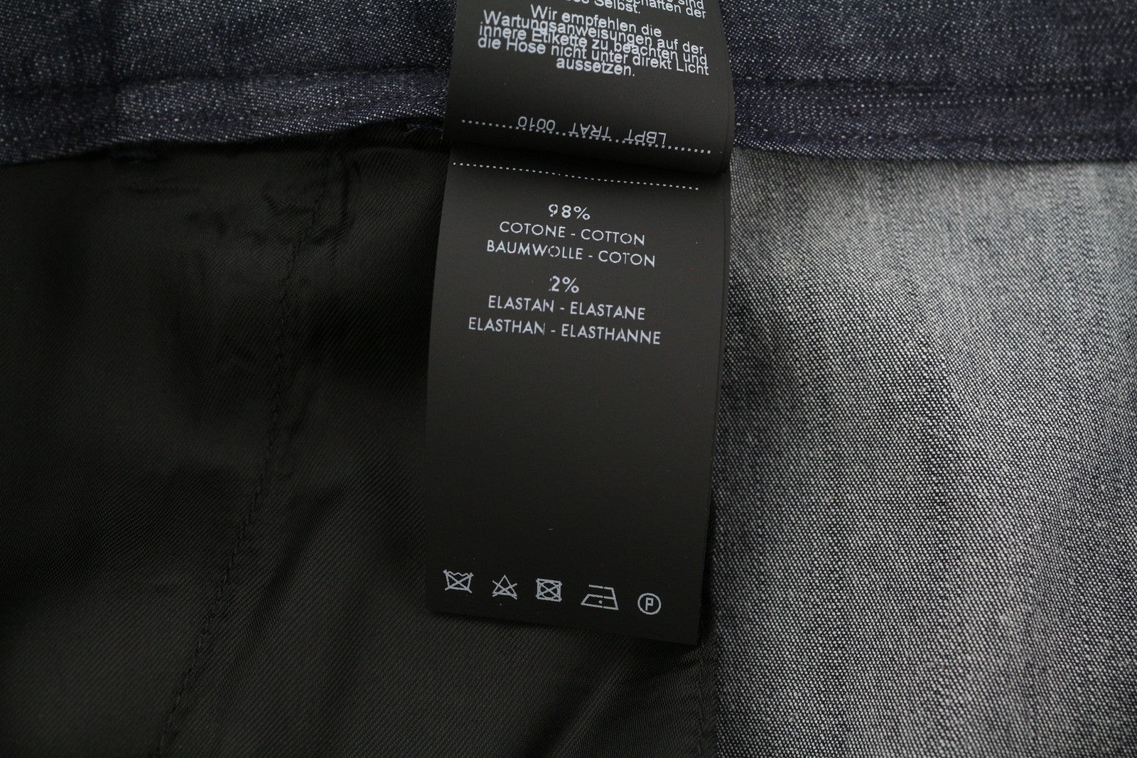 PT TORINO Katharine Women's Trousers 42 W30 Blue Denim Look High Waist Flare