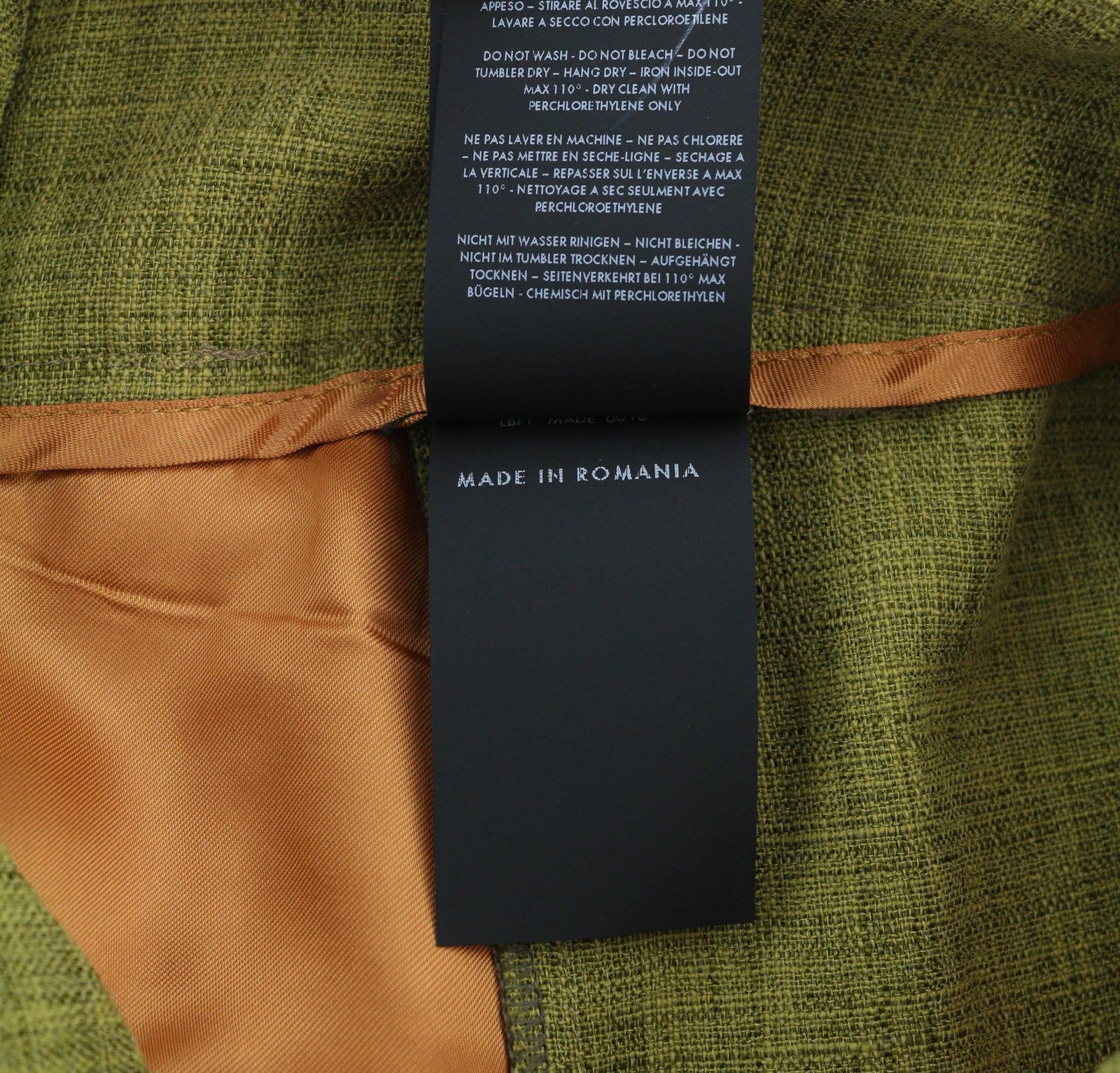 PT TORINO Judy Women's Trousers 46 W32 Green Patterned Flared High Waist