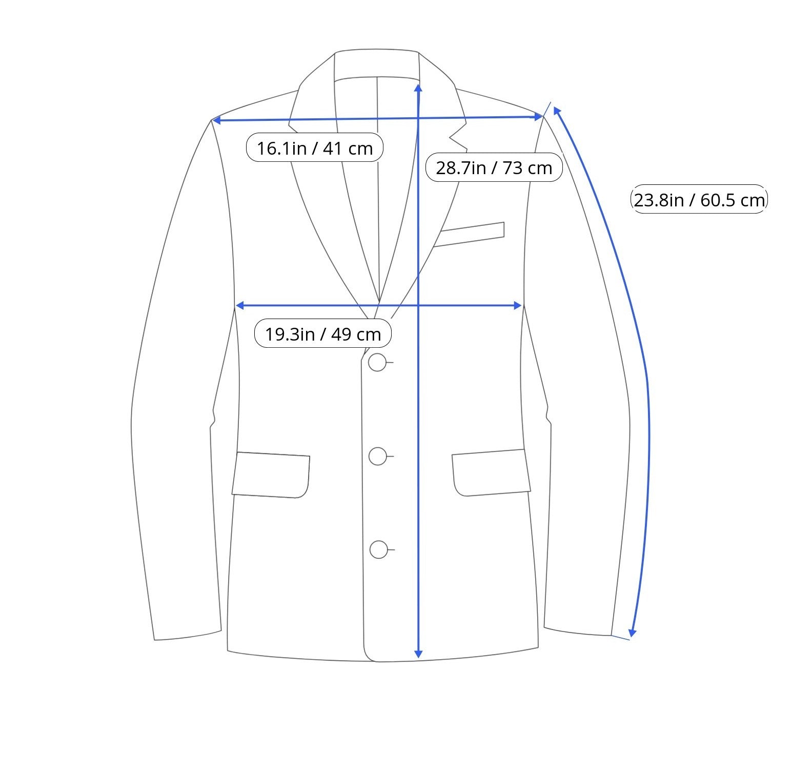 SUITSUPPLY La Spalla Men Suit UK34R Blue 2 Pc Slim Wool S110s