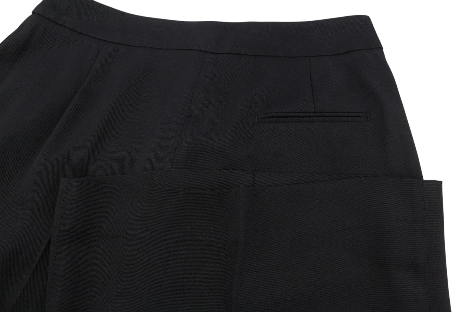 PT TORINO Mia Women's Trousers 42 W28 Black Flared High Waist Zip Fly Style