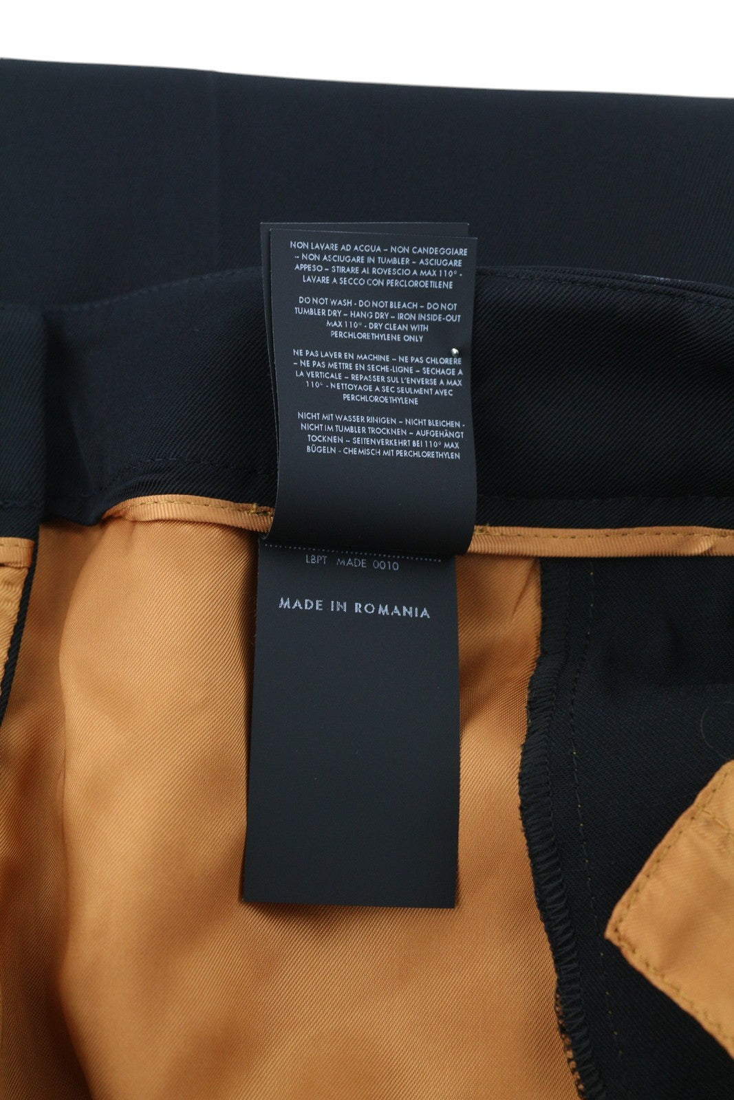 PT TORINO Mia Women's Trousers 46 W30 Black Flared High Waist Zip Fly Pockets