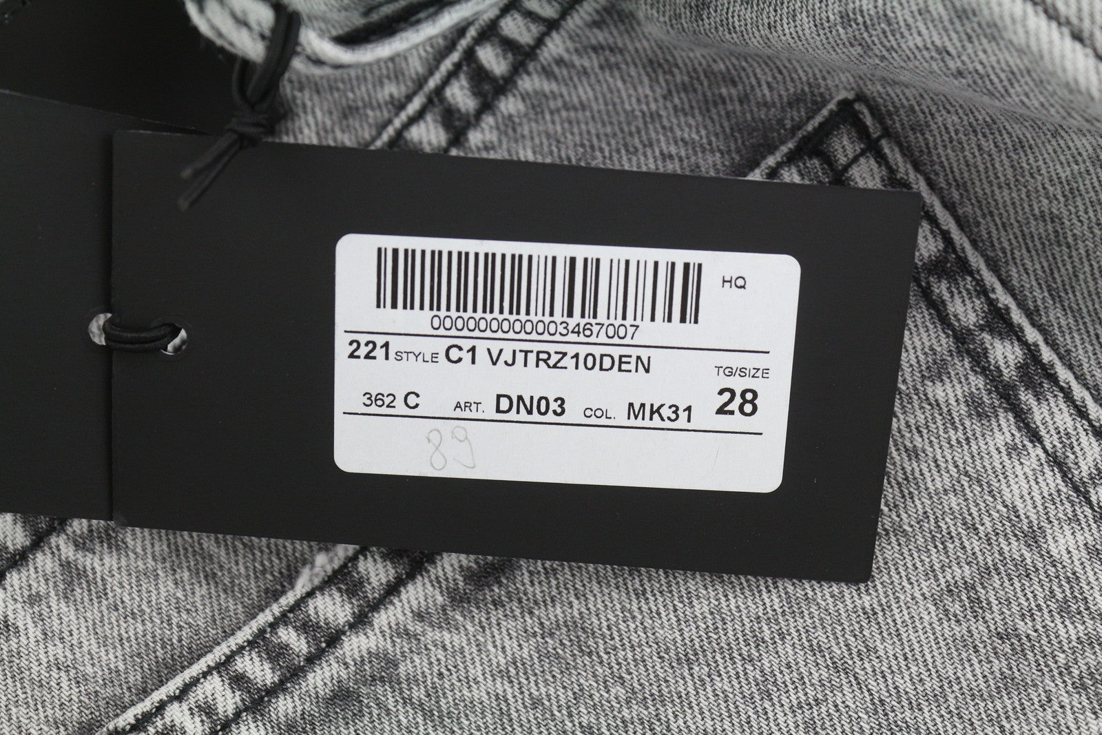 PT TORINO Tracy Women's Jeans W28 Grey Straight Washed Ankle Style