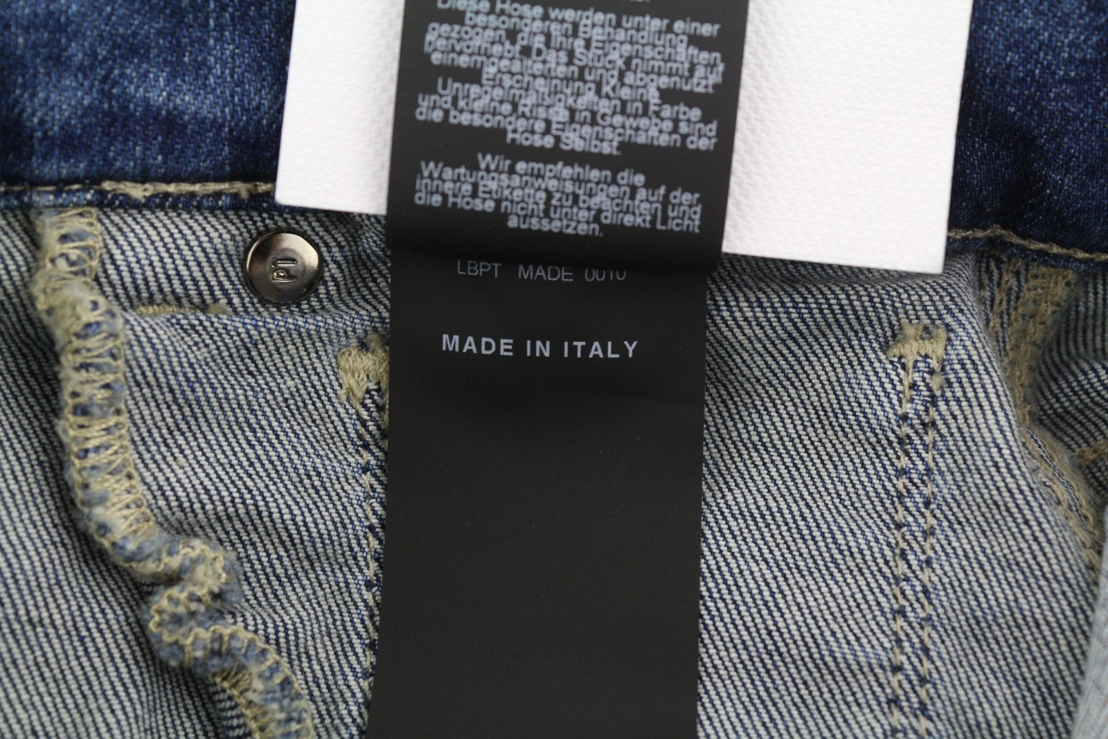 PT TORINO Cyndi Women's Jeans W26 Blue Embroidered High Waist Flare