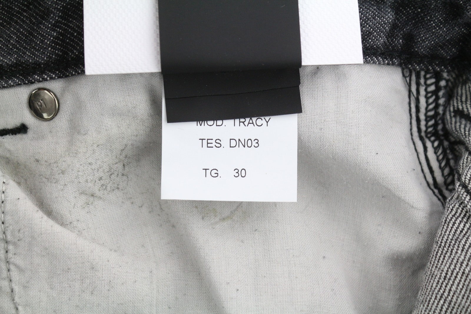 PT TORINO Tracy Women's Jeans W30 Grey Straight Washed Cropped Ankle