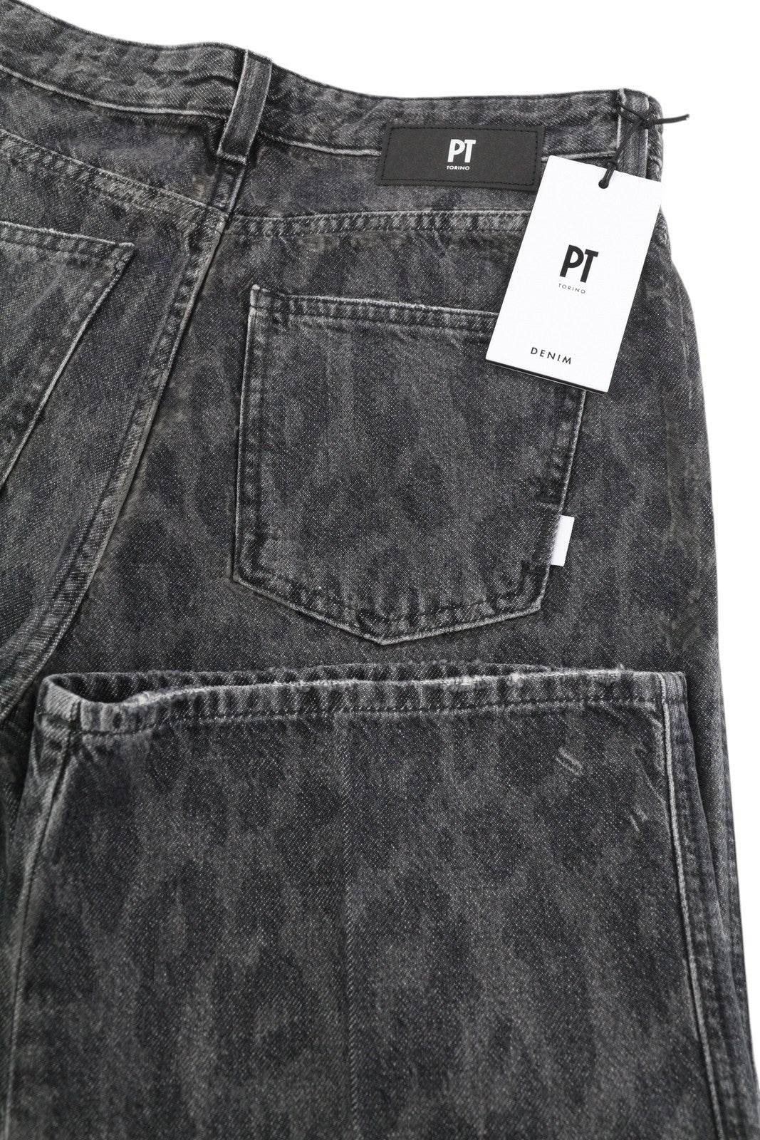 PT TORINO Tracy Women's Jeans W31 Grey Straight Fit Washed Ankle