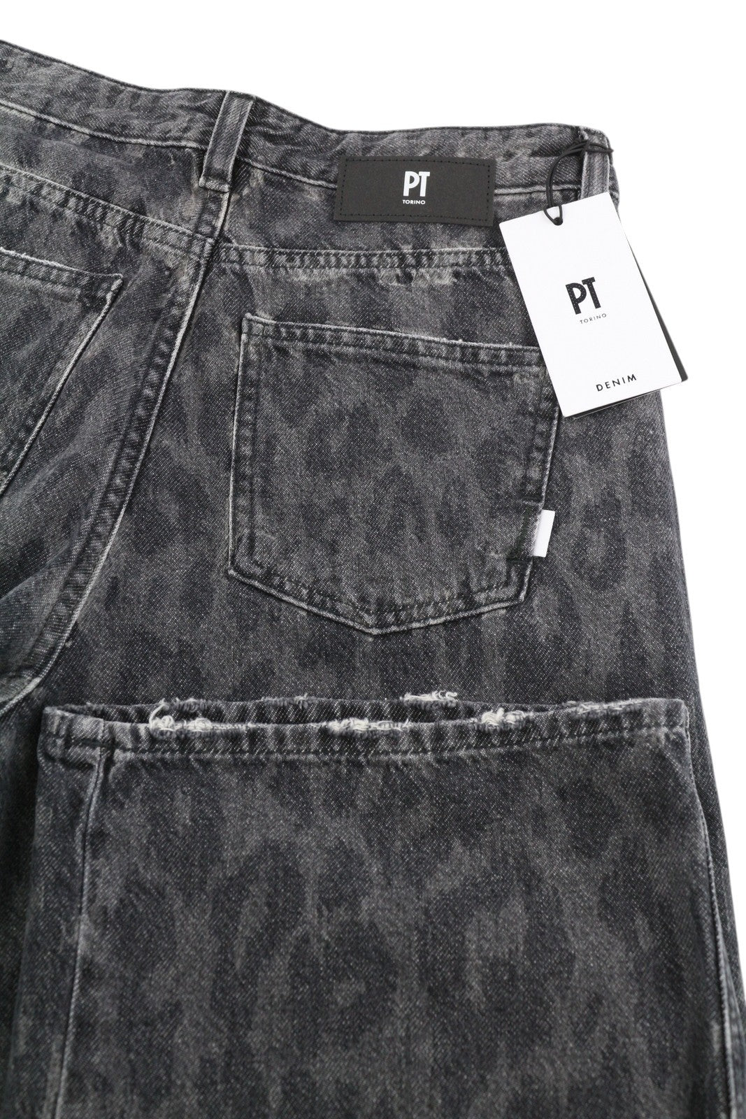 PT TORINO Tracy Women's Jeans W28 Grey Straight Ankle Fit Washed