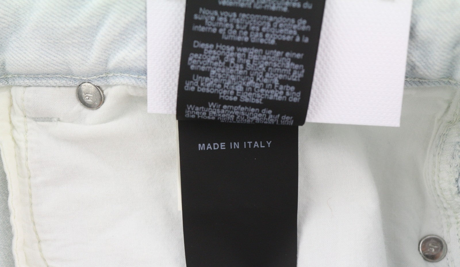 PT TORINO Tracy Women's Jeans W28 Blue Straight Zip Fly Cropped Denim