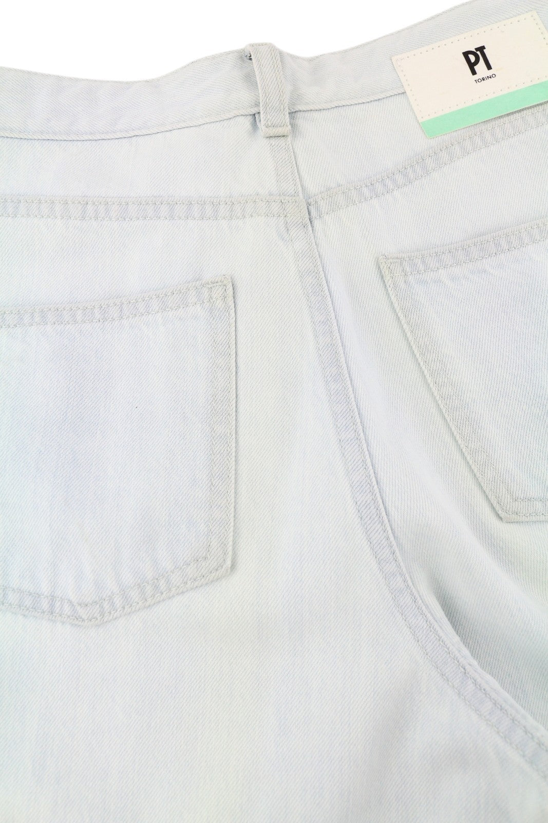 PT TORINO Tracy Women's Jeans W26 Blue Straight Fit Zip Fly Cropped