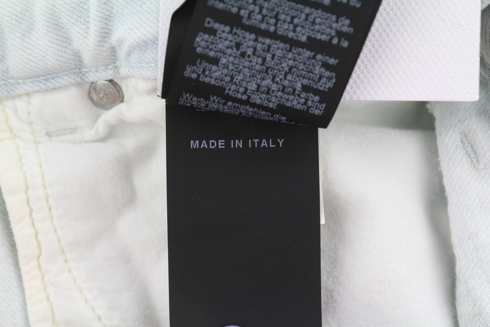 PT TORINO Tracy Women's Jeans W26 Blue Straight Fit Zip Fly Cropped