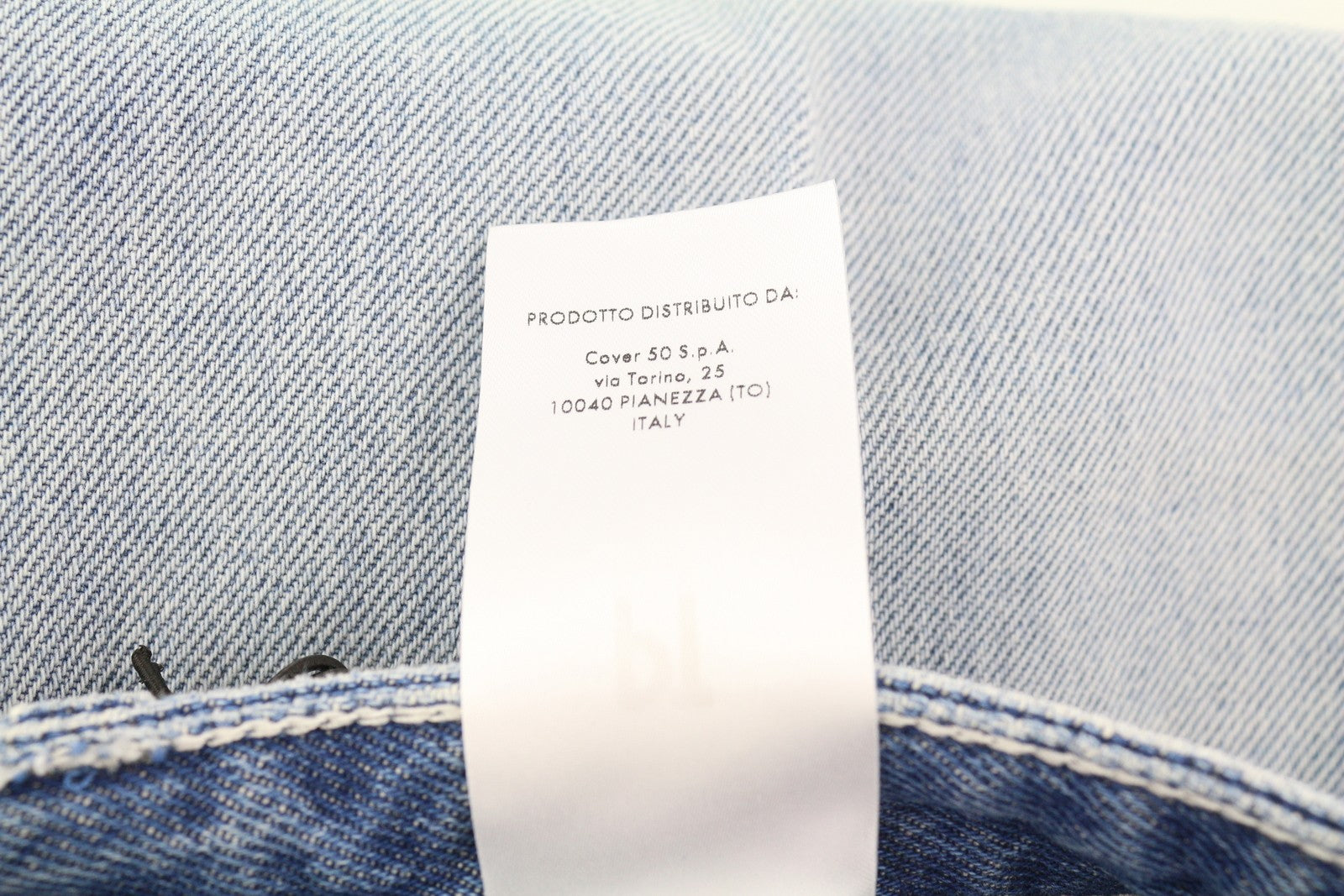 PT TORINO Women's Jeans W28 Blue Washed Wide Leg Raw Hem Ankle Zip