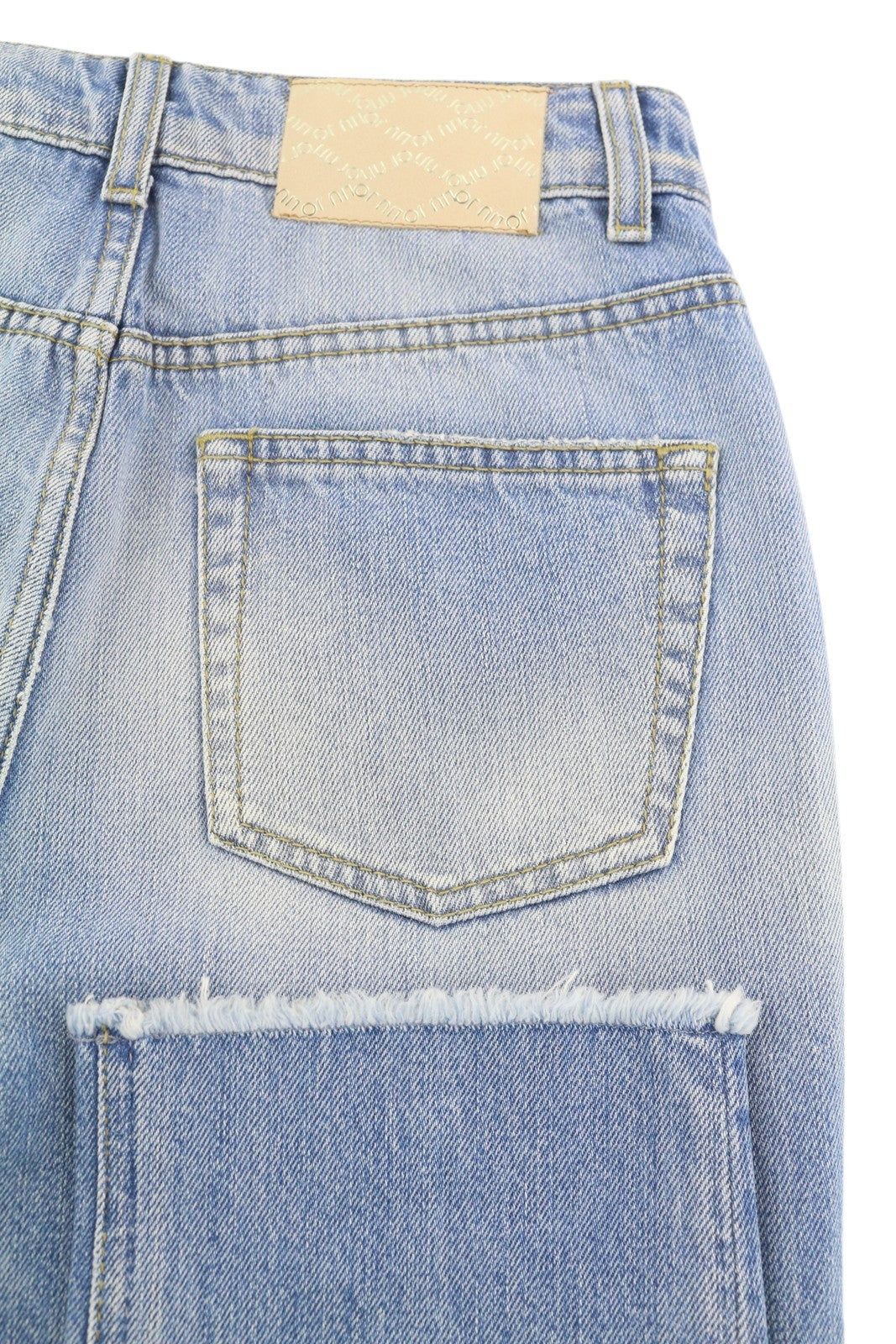 LIU JO Mom Women's Jeans W28 Blue Ripped Slim Fit Distressed Ankle