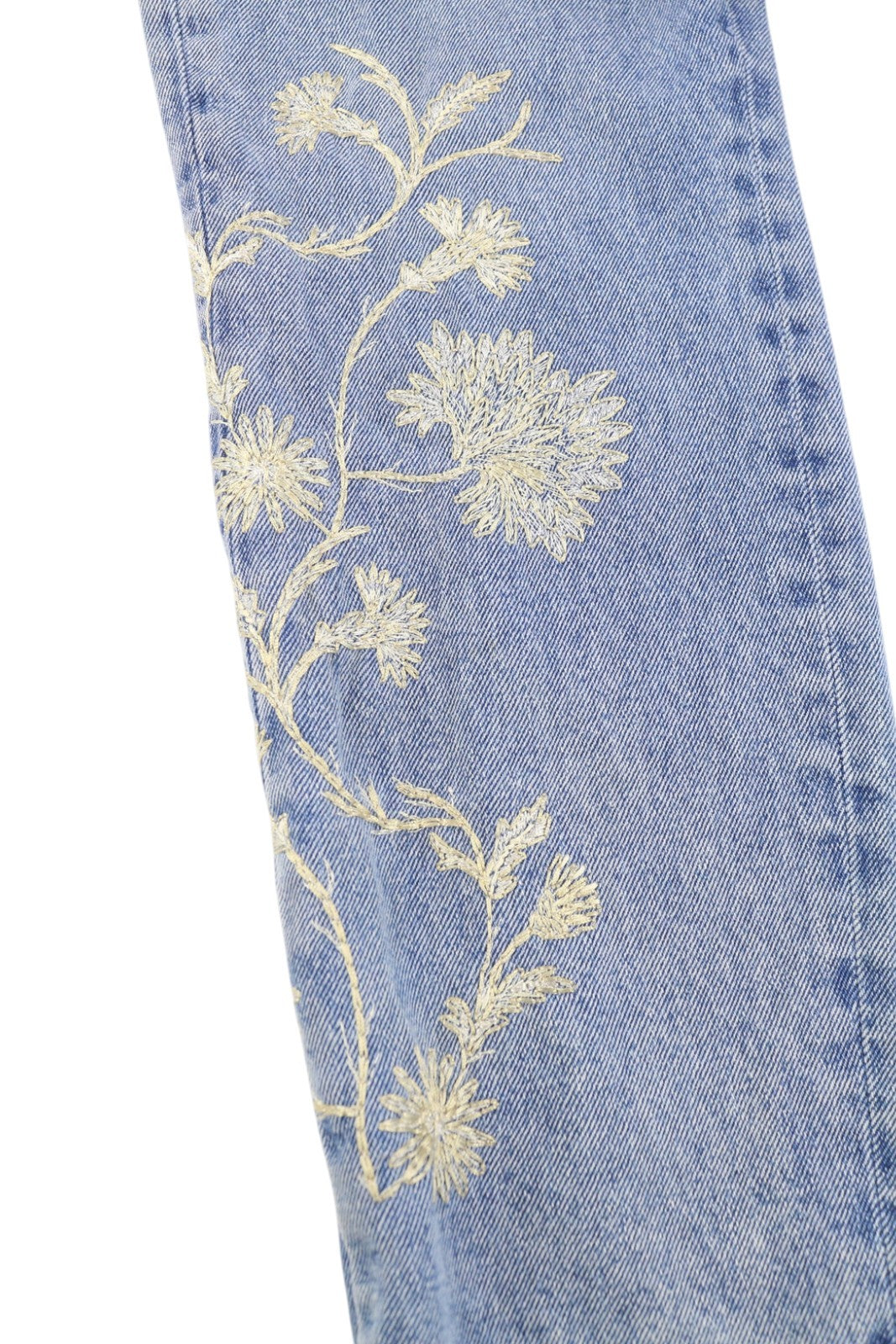 LIU JO New Mom Women's Jeans W28 Slim Embroidered High Waist Button Fly