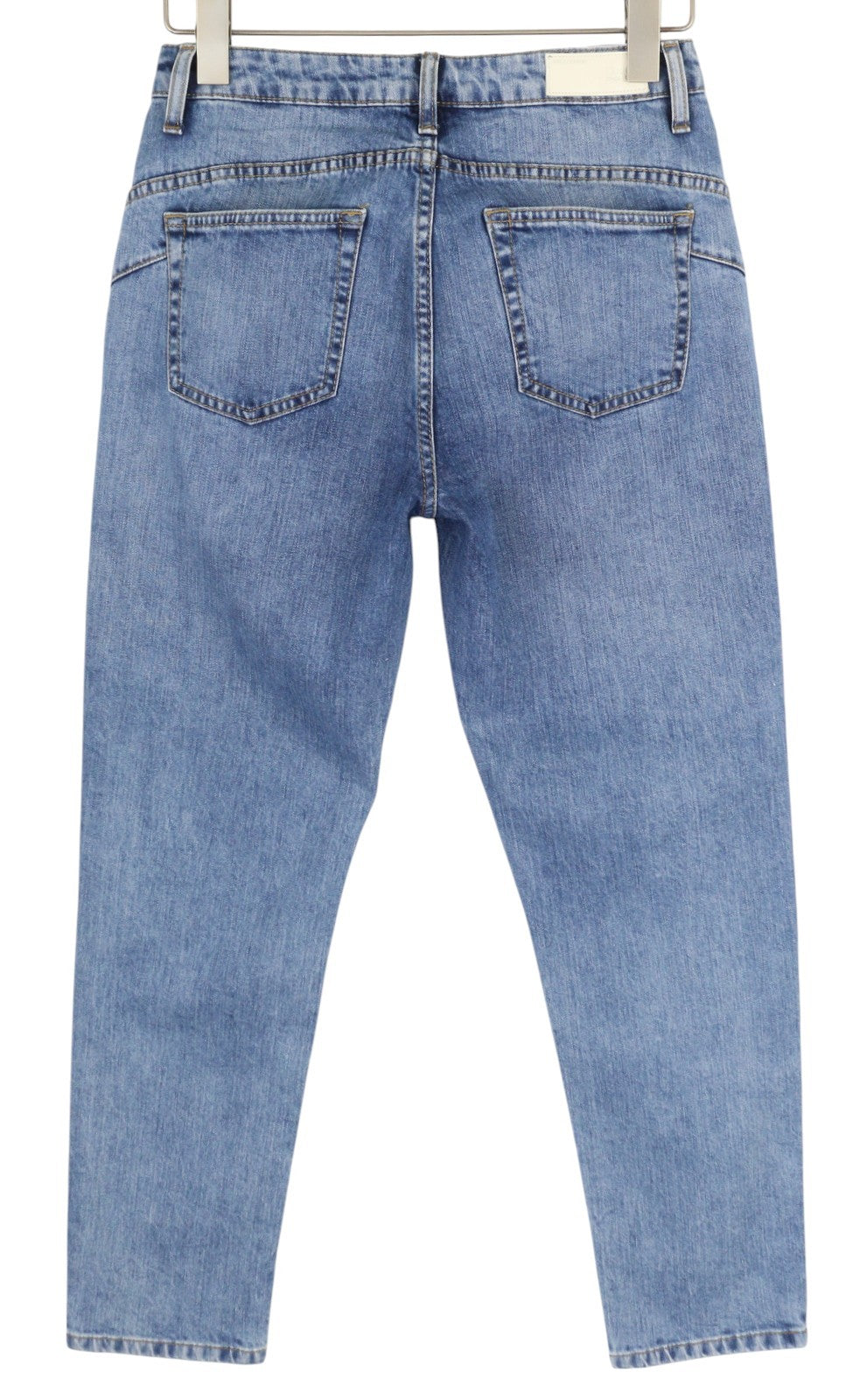 LIU JO Cute Women's Jeans W28 Blue Patterned Painted Skinny Leg Ankle