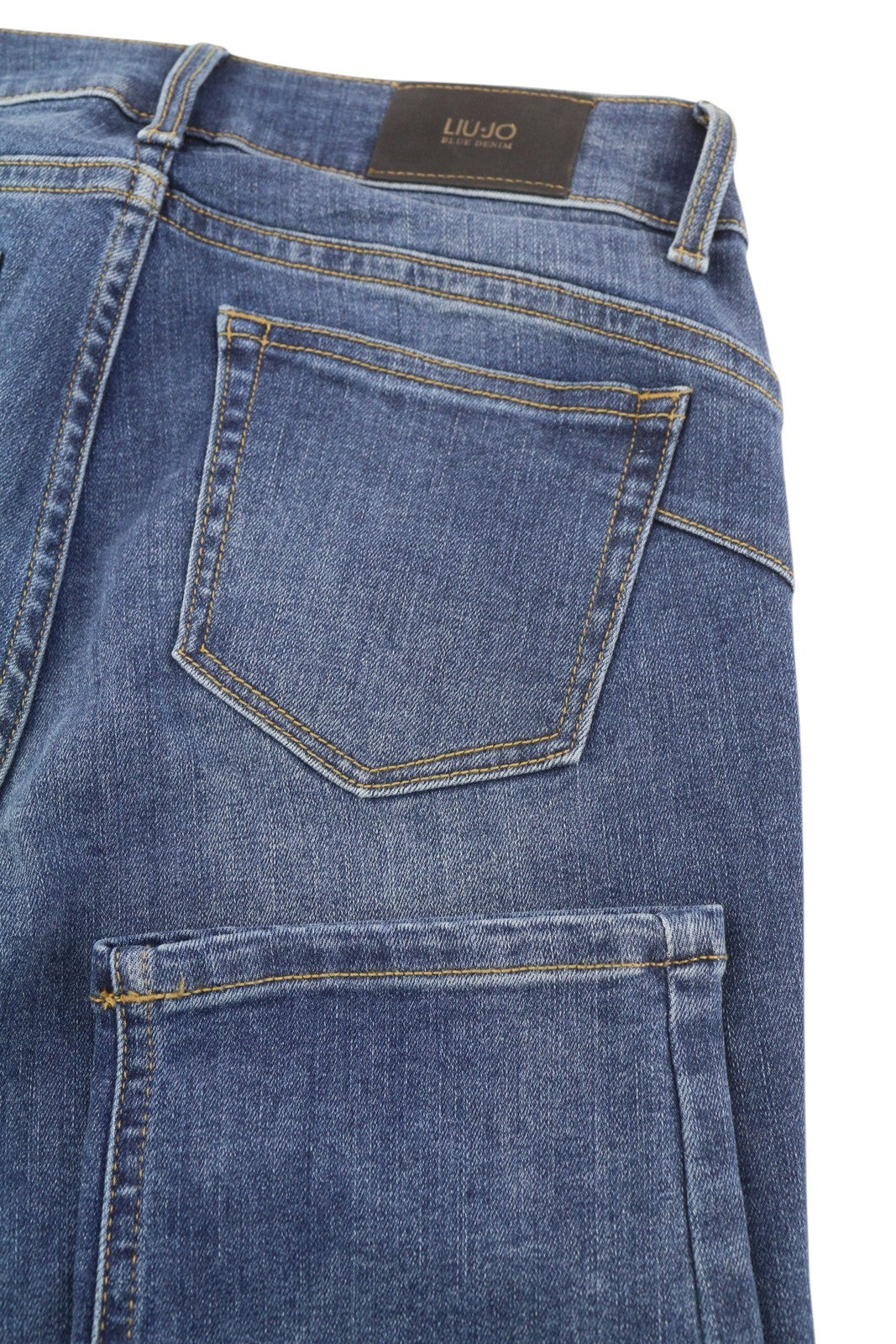 LIU JO Monroe Women's Jeans W28 Blue Washed Skinny Ankle Stretch