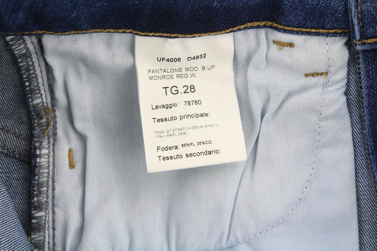 LIU JO Monroe Women's Jeans W28 Blue Washed Skinny Ankle Stretch