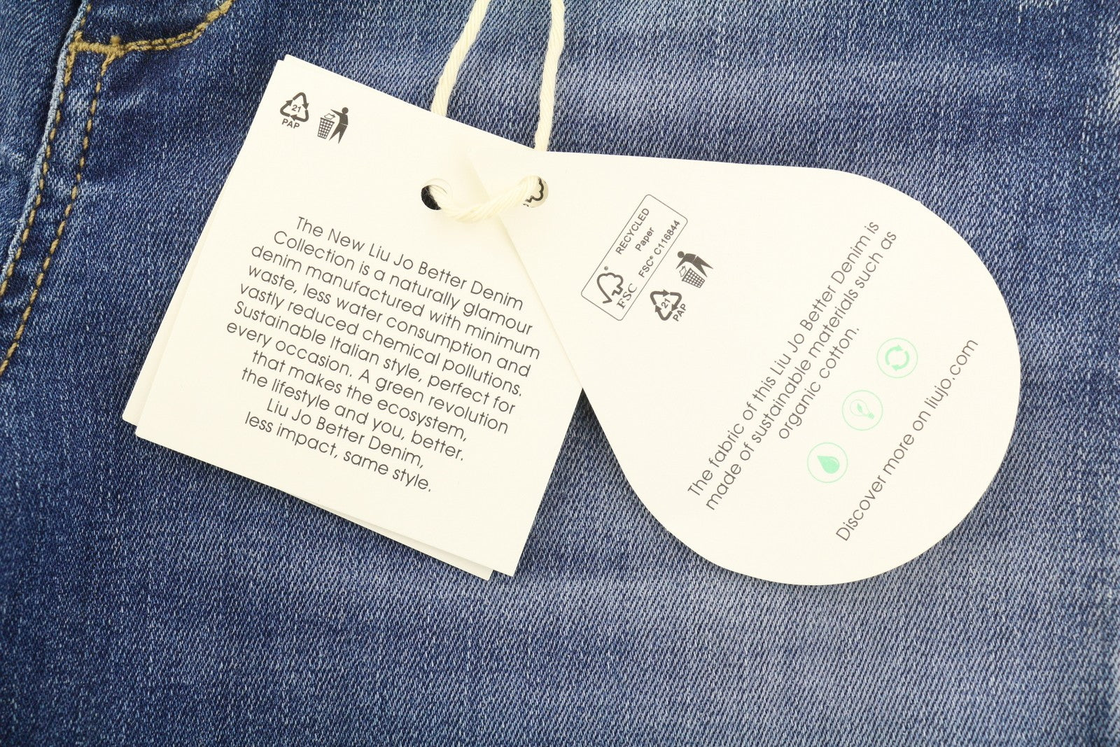 LIU JO Women's Jeans W26 Blue Washed Skinny High Waist Ankle Fit