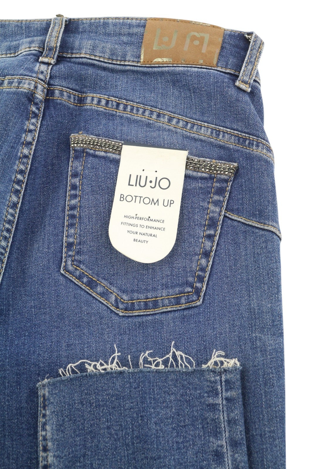 LIU JO Ideal Women's Jeans W28 L28 Blue Skinny High Waist Bottom Up Fit