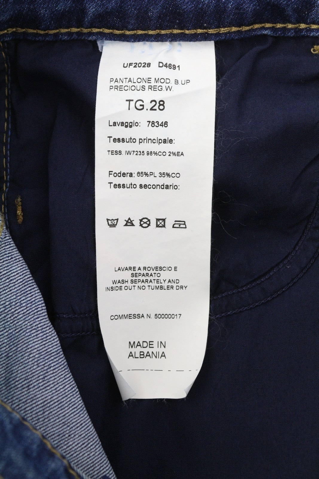 LIU JO Precious Women's Jeans W28 Blue Skinny Fit Ripped Distressed