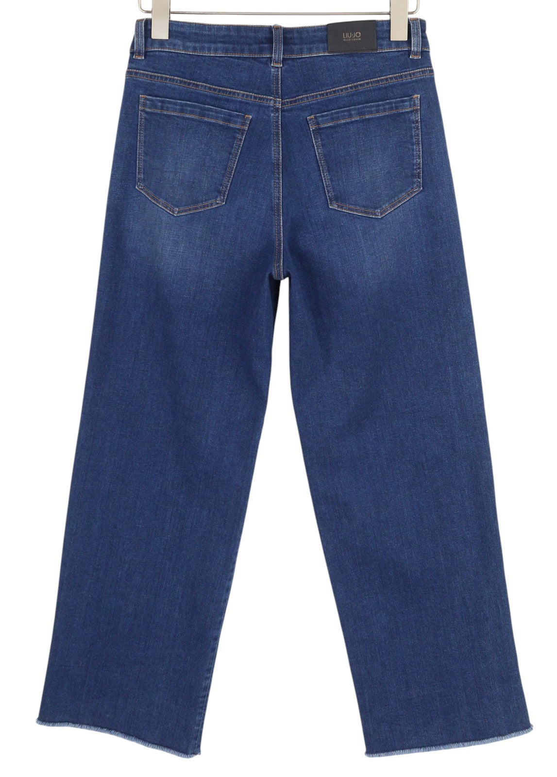 LIU JO Tasche Risvolto Women's Jeans W30 L29 Blue Straight Fit Washed