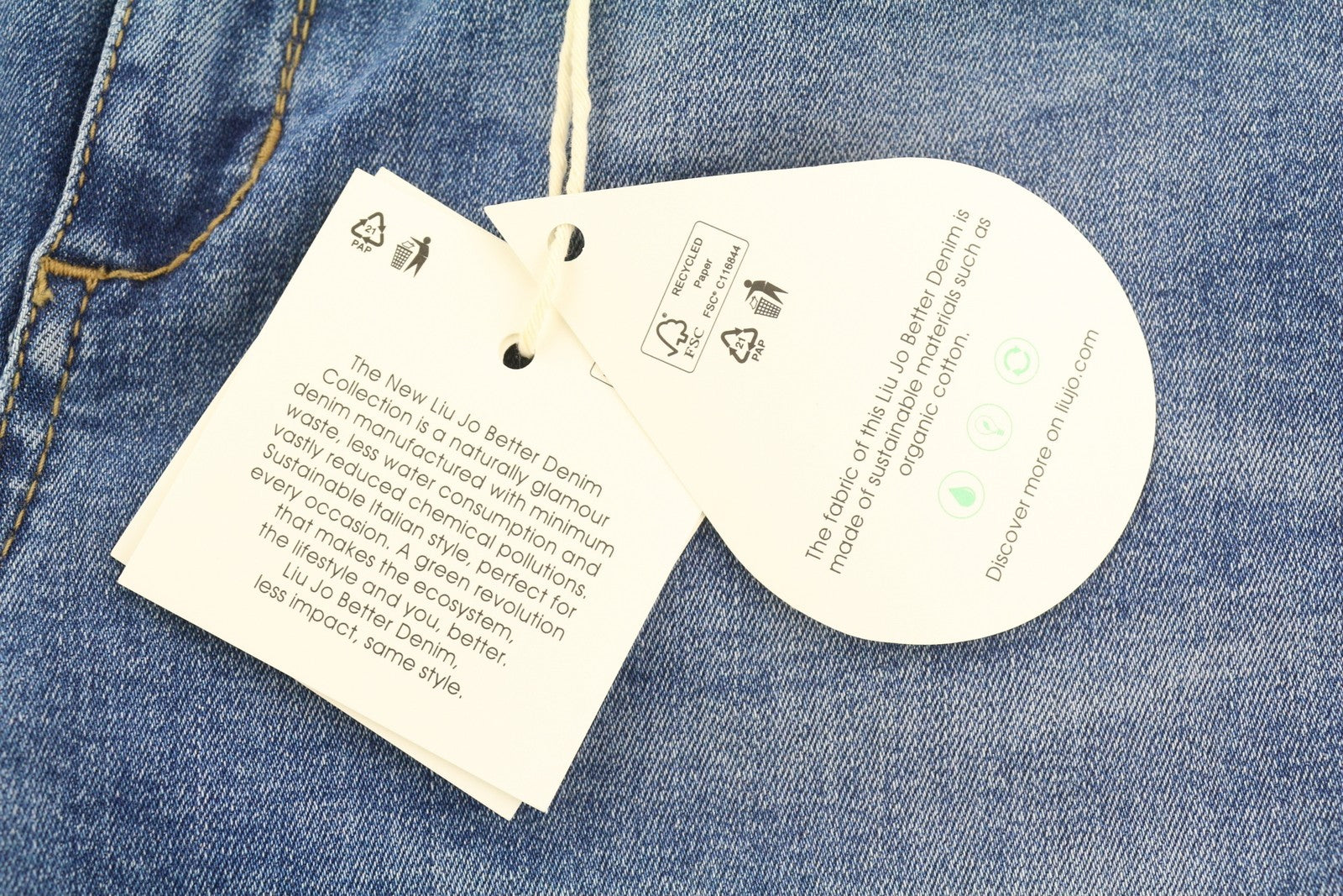 LIU JO Magnetic Women's Jeans W28 Blue Skinny Washed Zip Fly Mickey