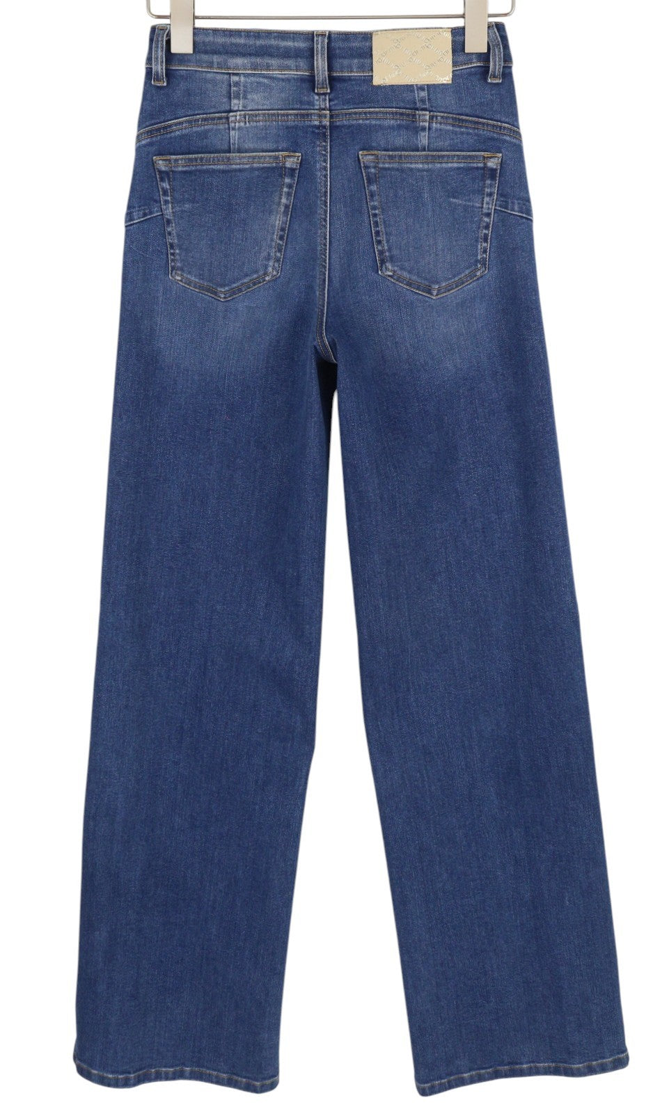 LIU JO New Flare Women's Jeans W28 Blue Washed High Waist Straight Fit