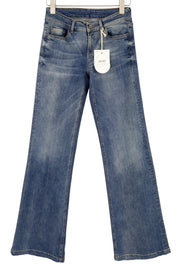 LIU JO Beat Low Women's Jeans W28 Blue Bootcut Fit Zip Fly Pockets