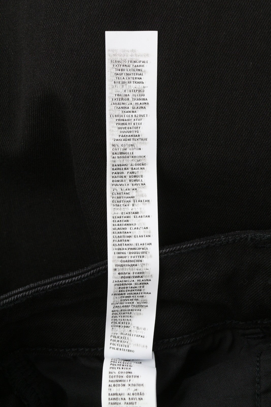 LIU JO Women's Jeans W27 Black Straight Leg High Waist Zip Fly Logo