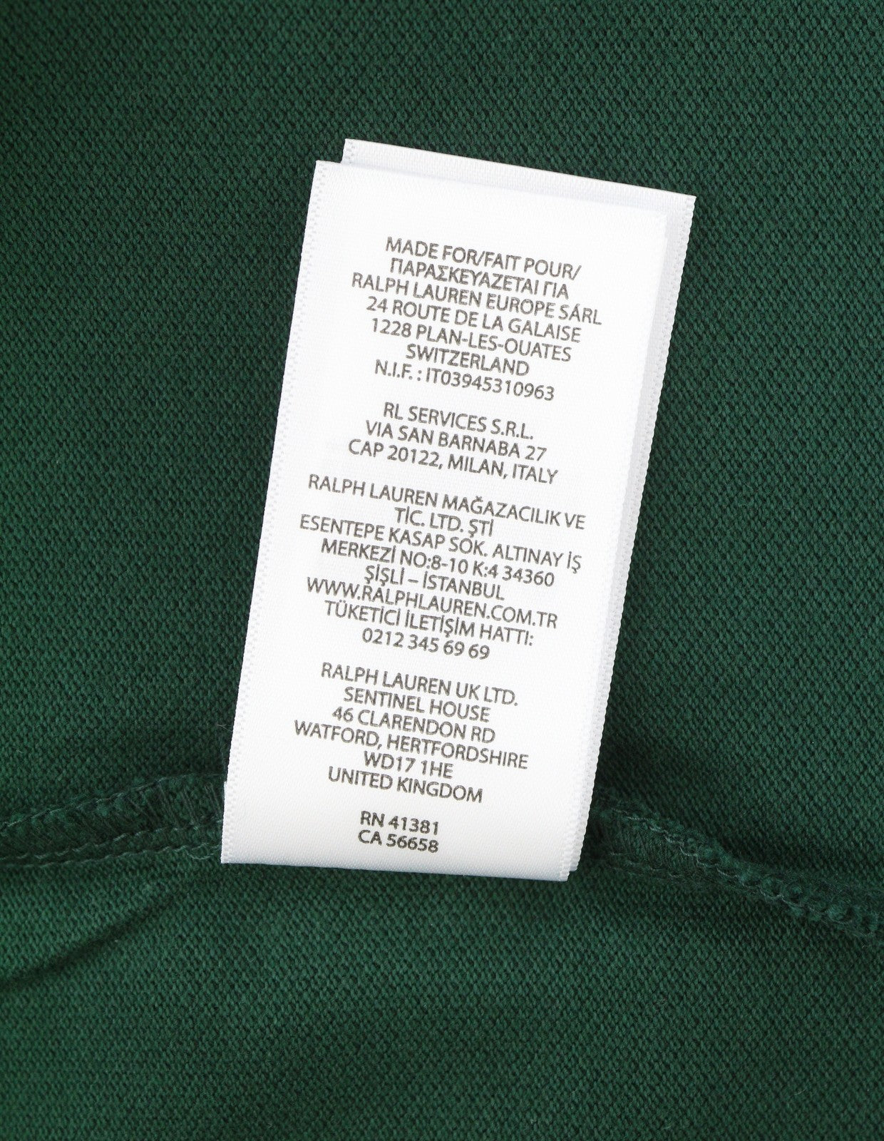 RALPH LAUREN Custom Slim Fit Men Polos L Green Embroidered Logo Short Sleeved