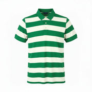 GANT Printed Barstripe Pique Rugger Men Polos 3XL Lavish Green Polo Neck