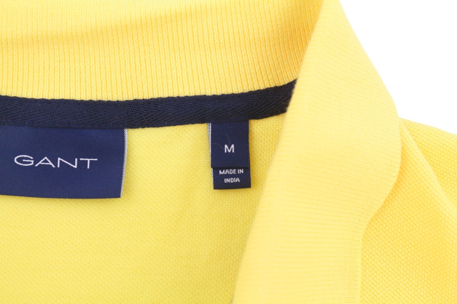 GANT Summer Pique SS Rugger Men T-Shirt M Brimestone Yellow Polo